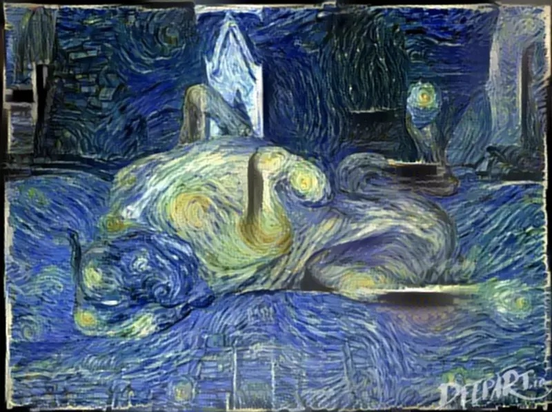 ai art done by AI software DeepArt.io