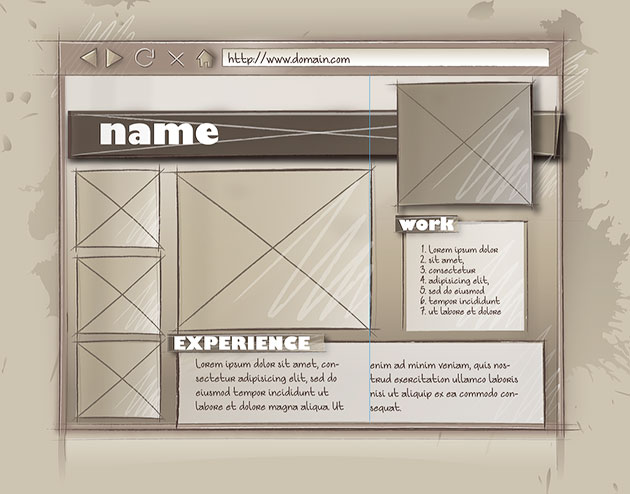 wireframe example