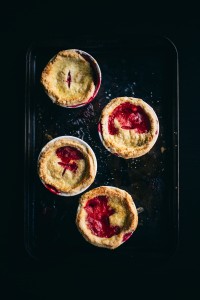 On The Table: Strawberry and Cranberry Pot Pies