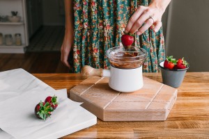 On The Table: Chocolate Covered Strawberries