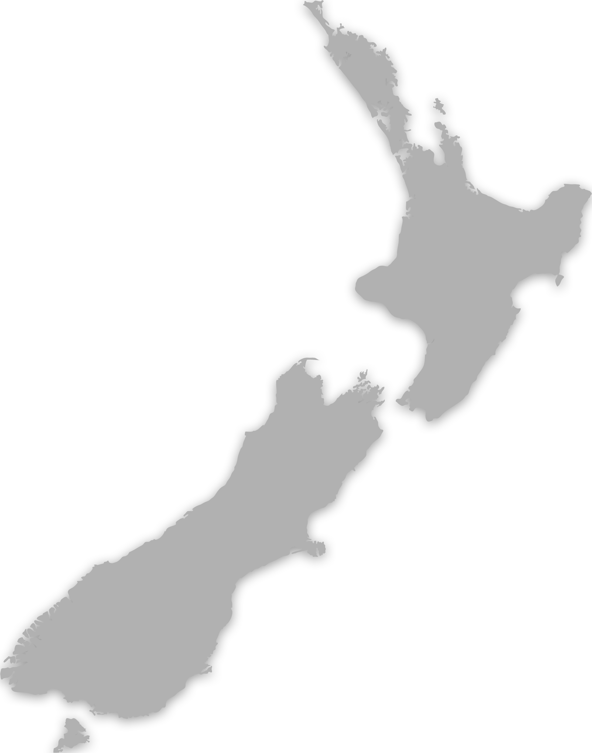 map of new zealand