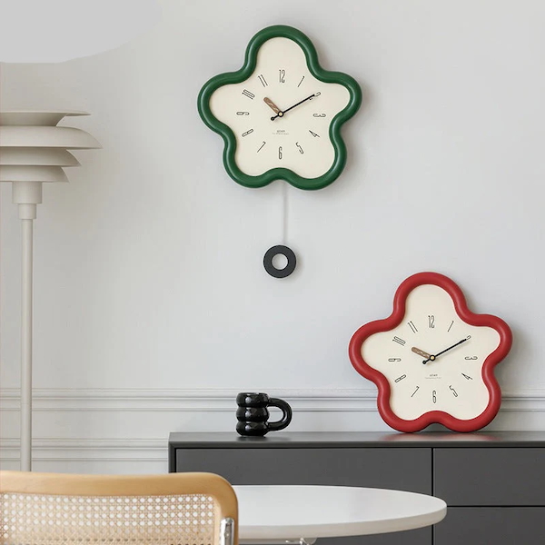 Flower Pendulum Clock