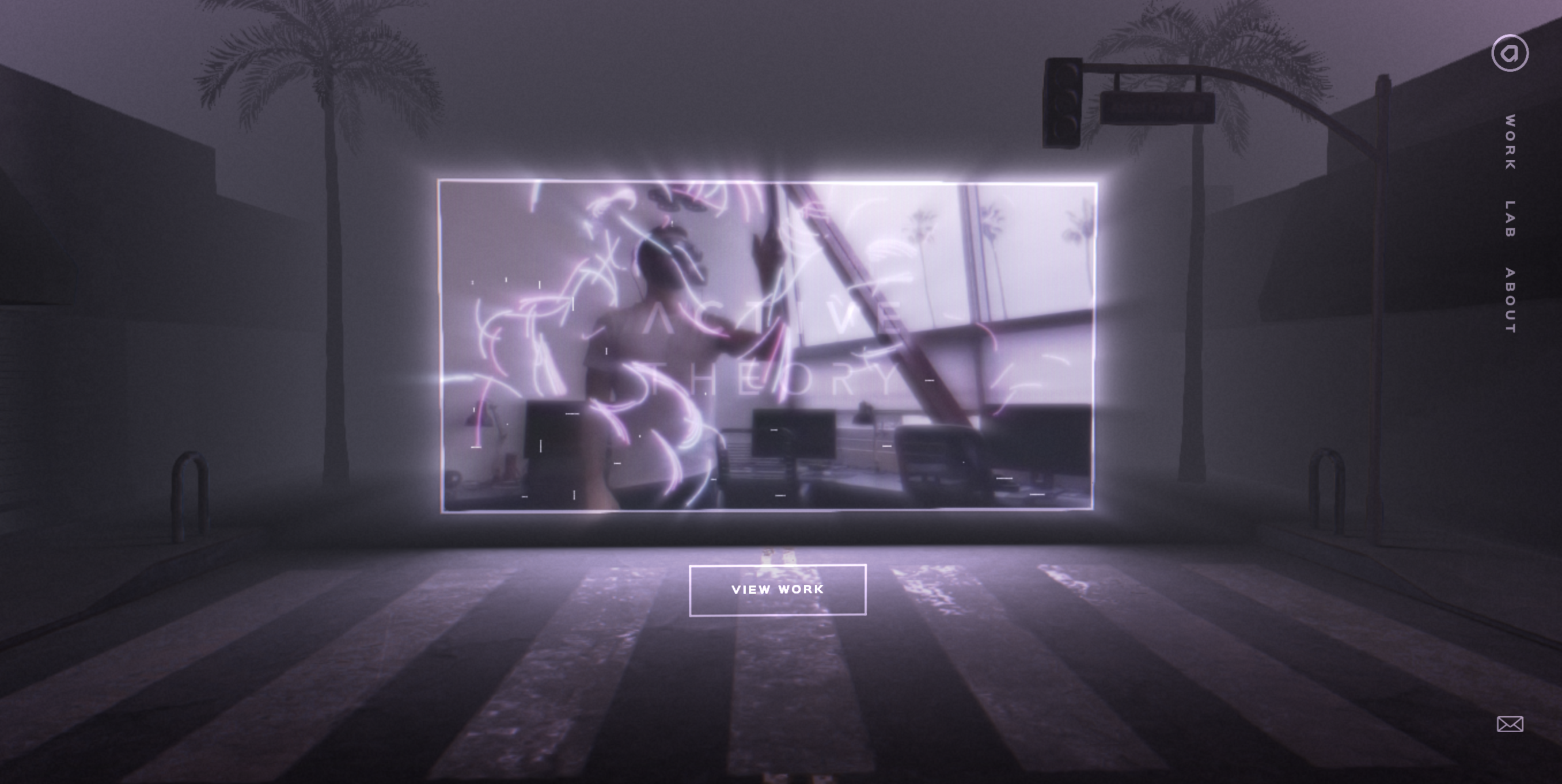 website front page screenshot