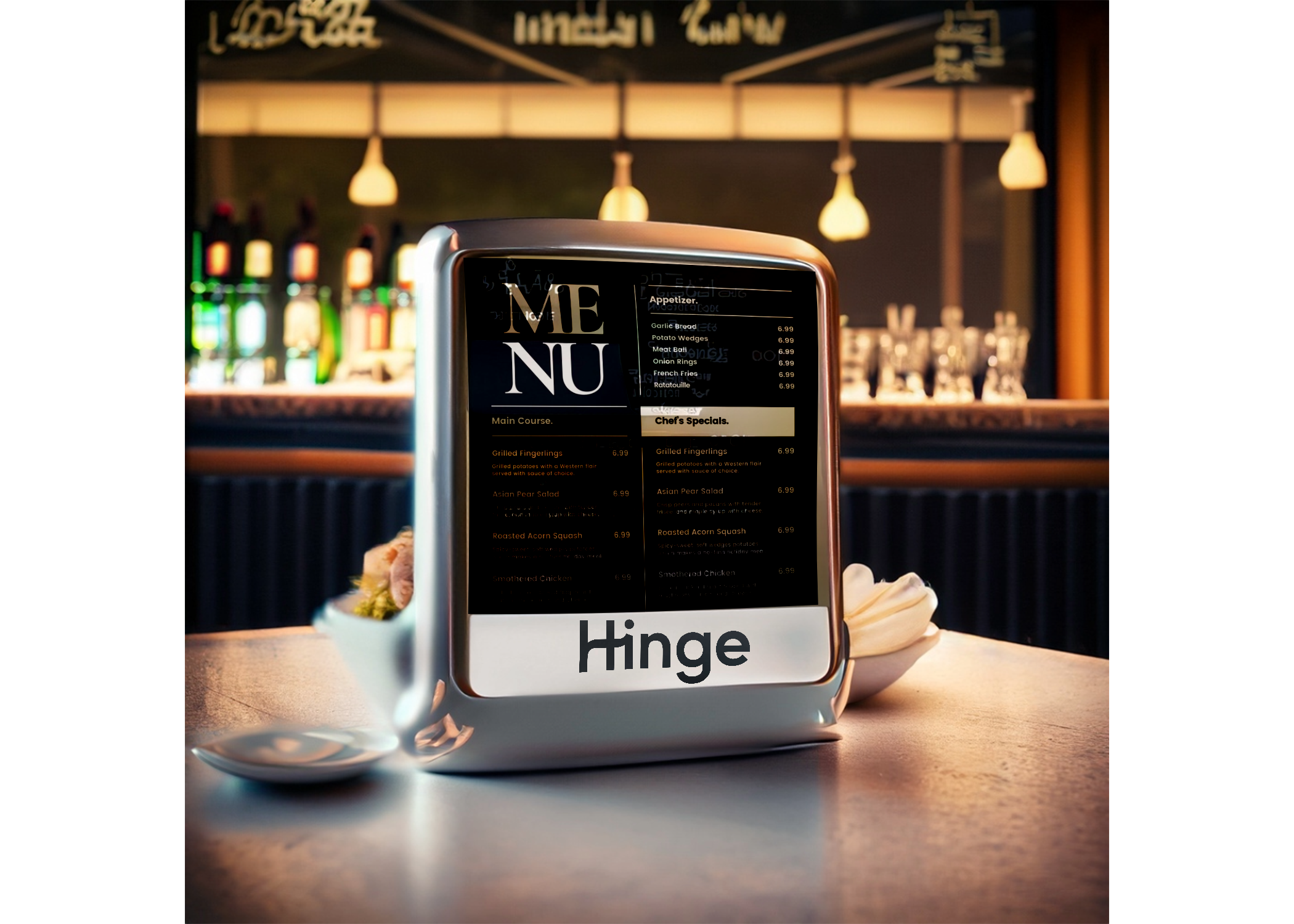 Personalised AI Menu
