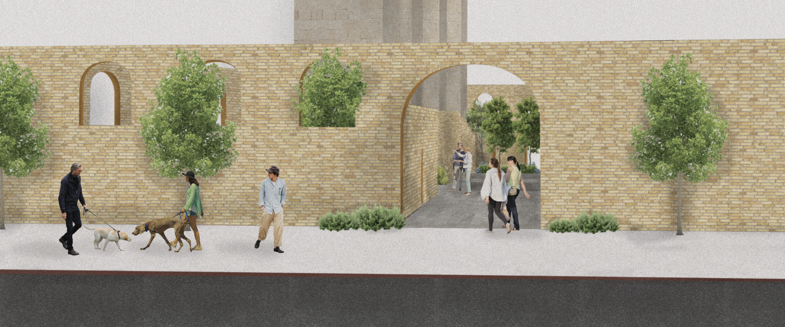 Second Courtyard View