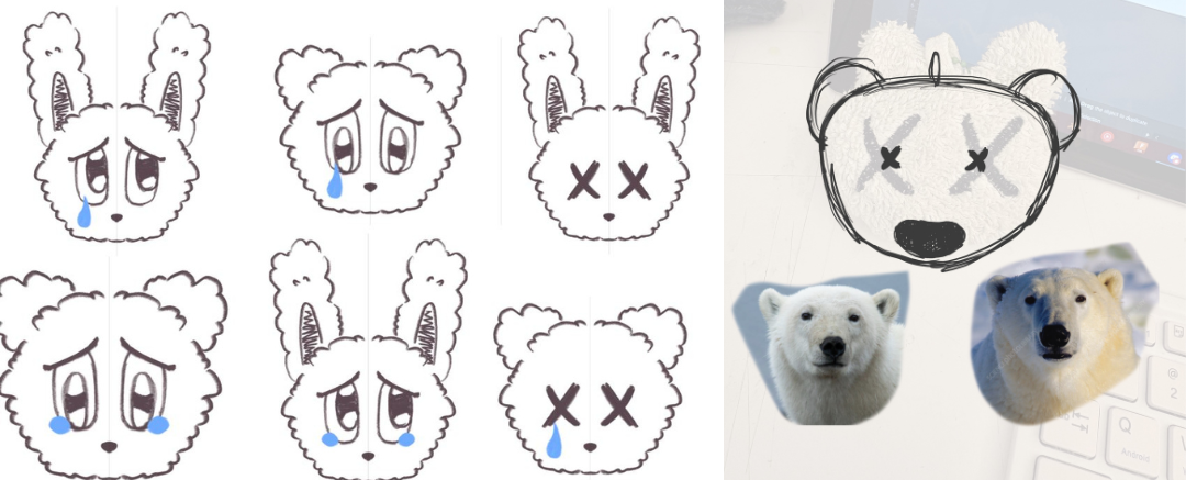 Original design sketches