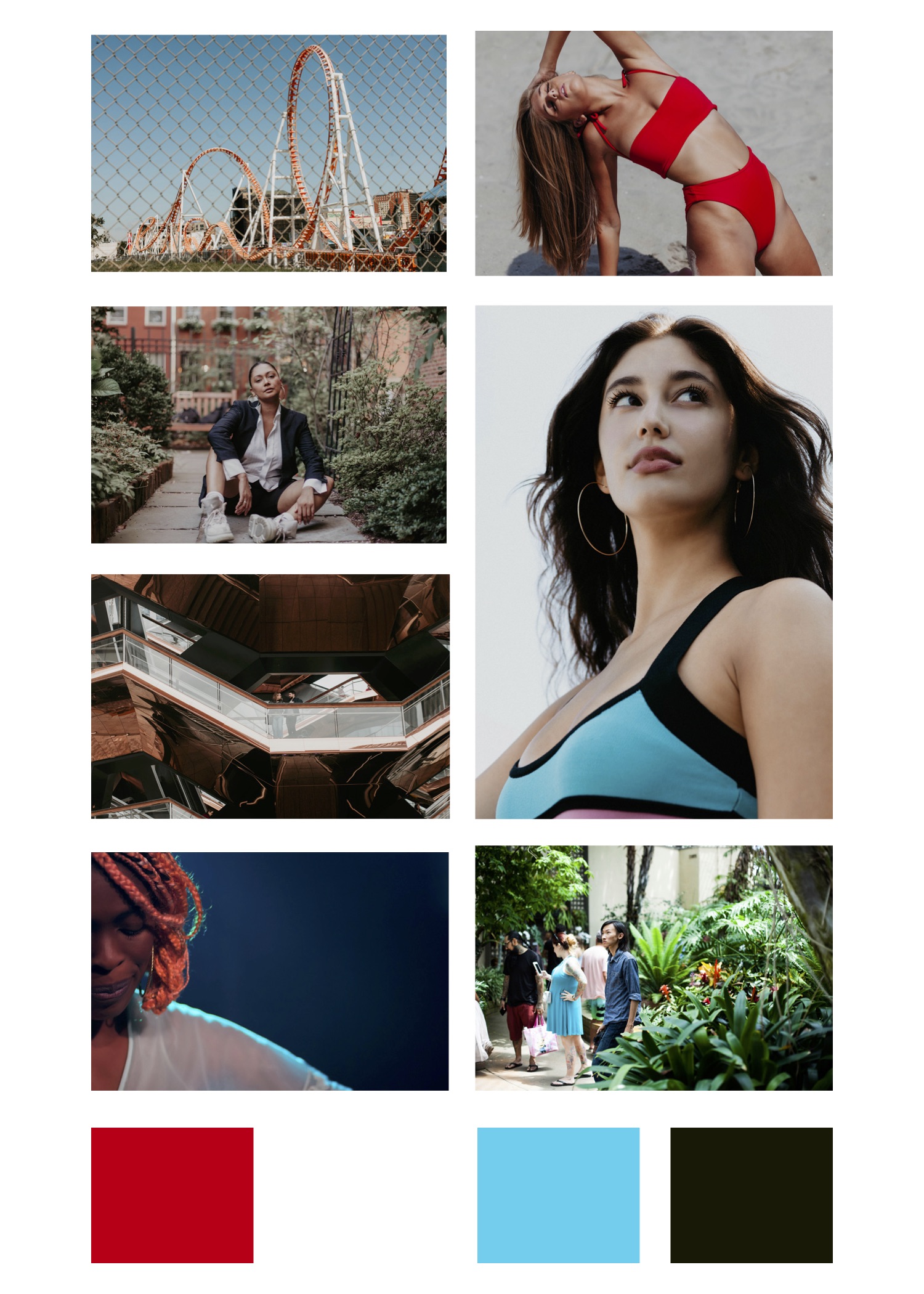 saturated photography moodboard