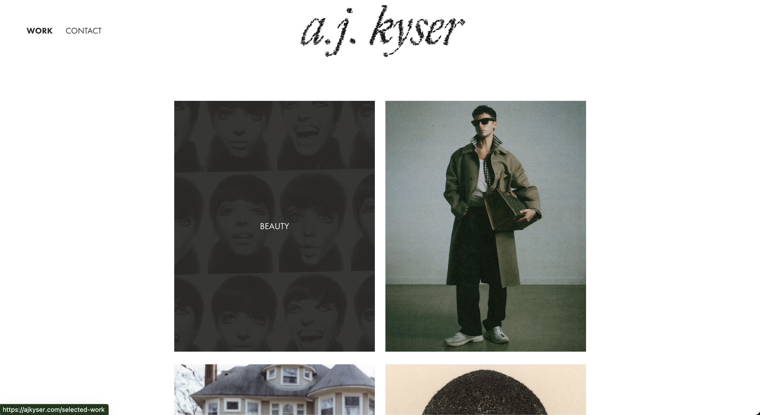 AJ Keyser website example