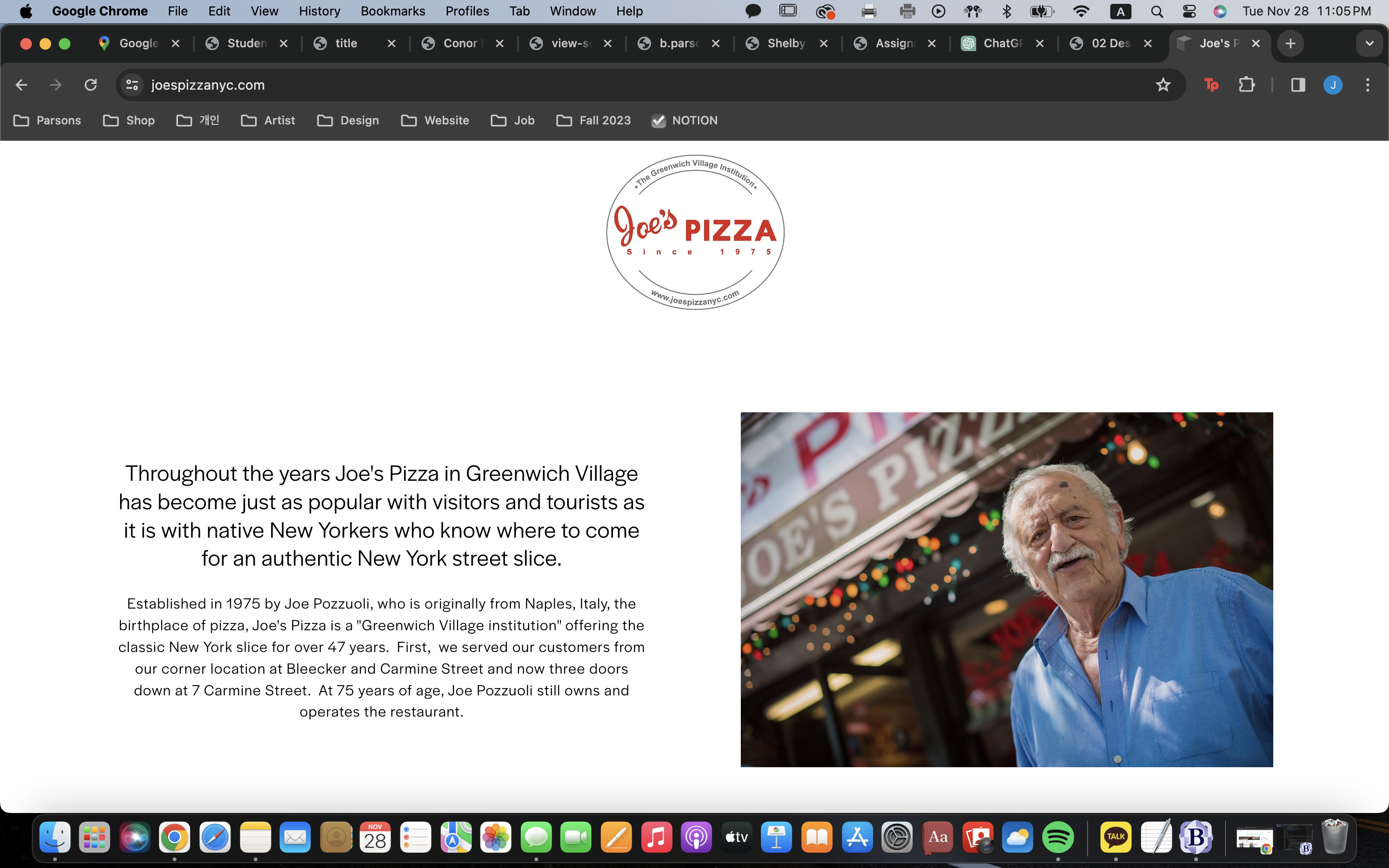Joe's Pizza 2
