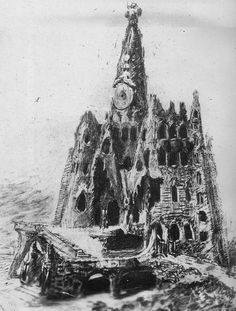 Original Sketches by Architect Gaudi