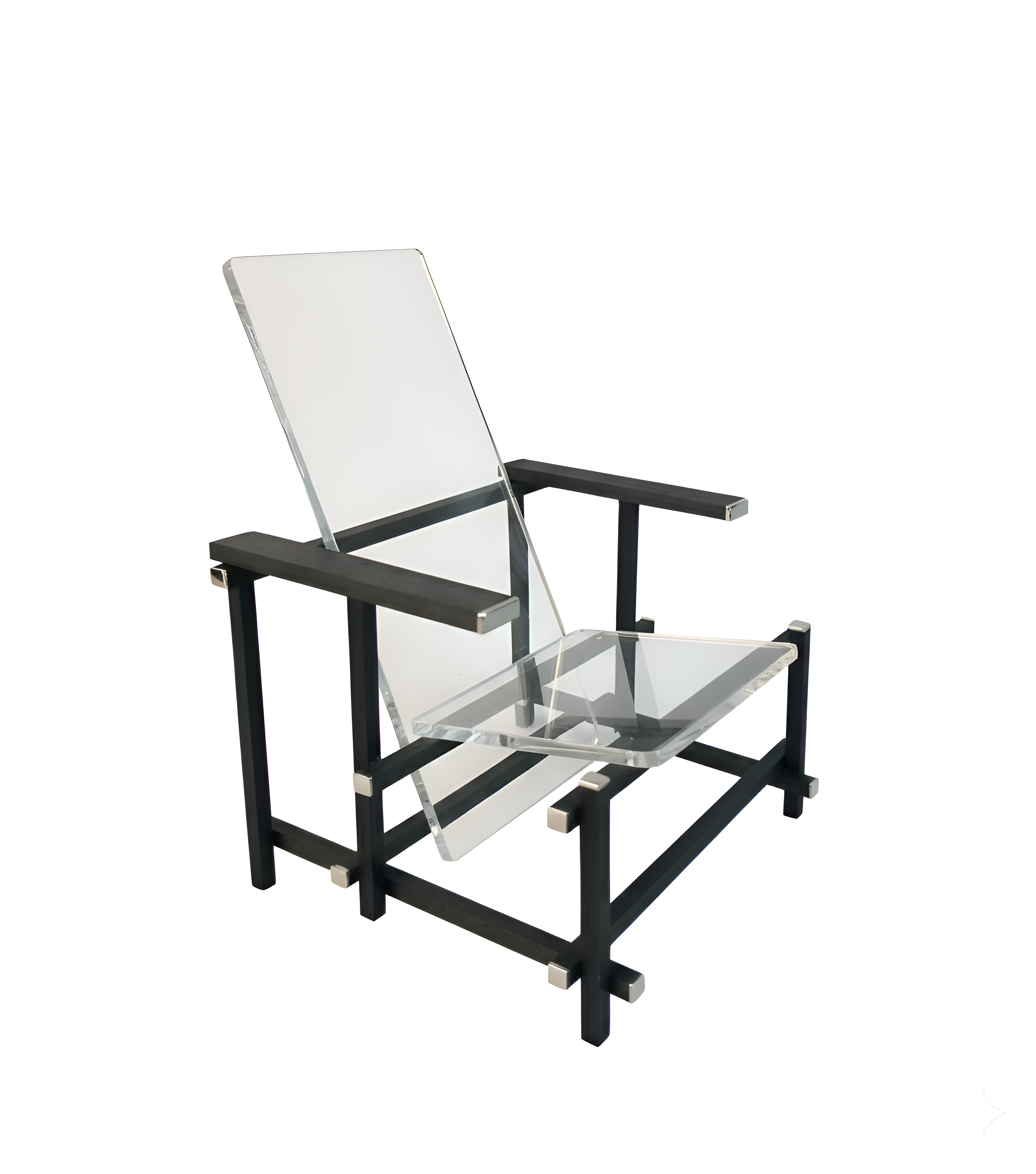 Woven Rattan Minimalist Armchair