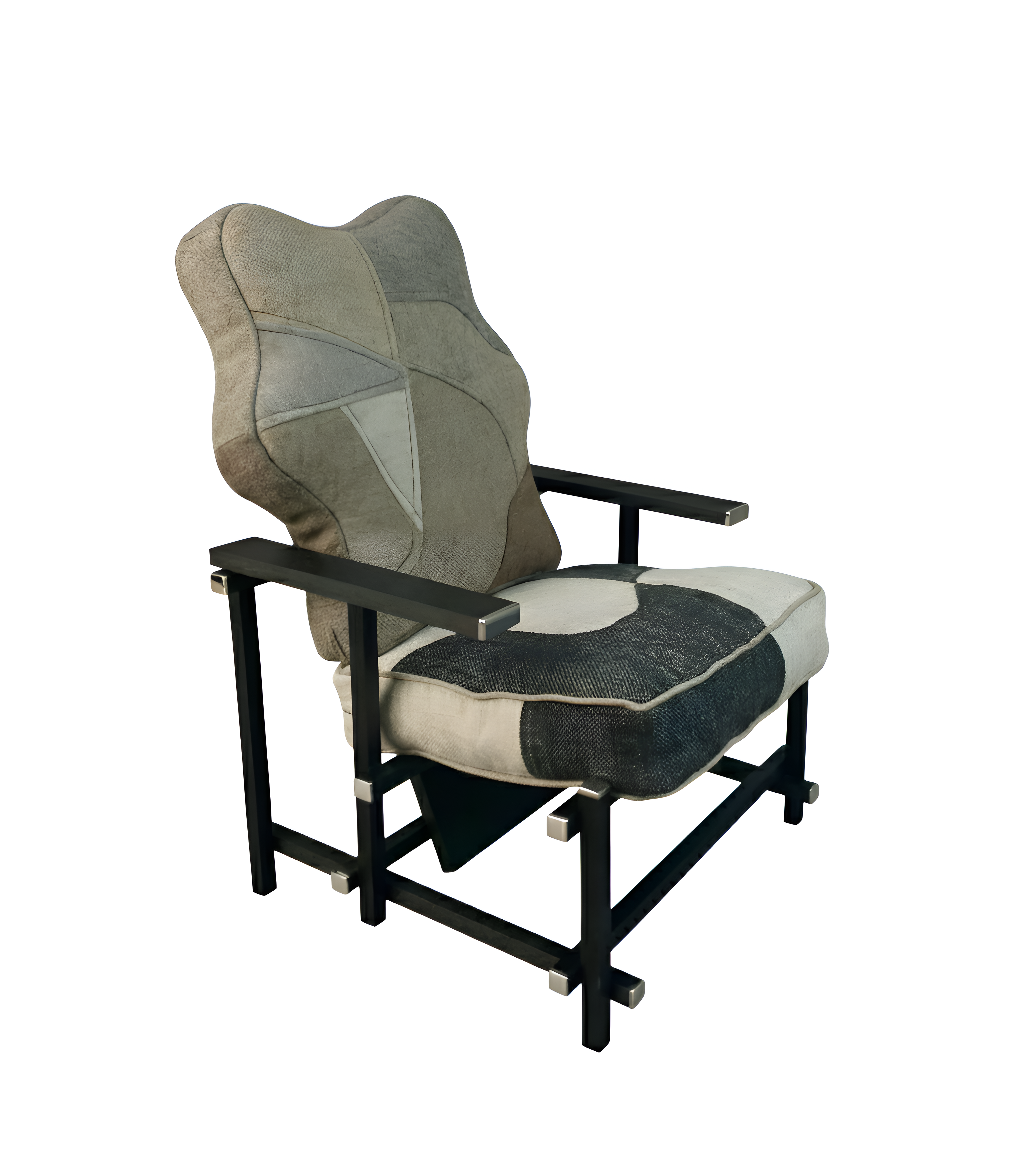 Minimalist Leather Swivel Chair