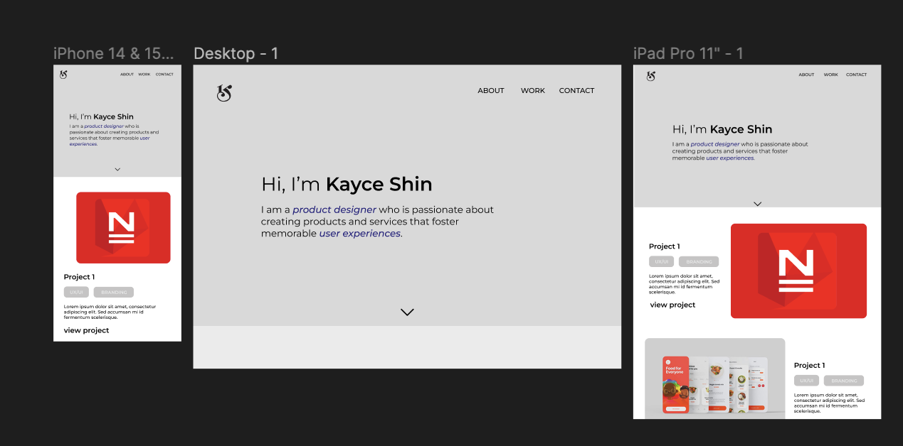 wireframes