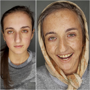 Old age makeup