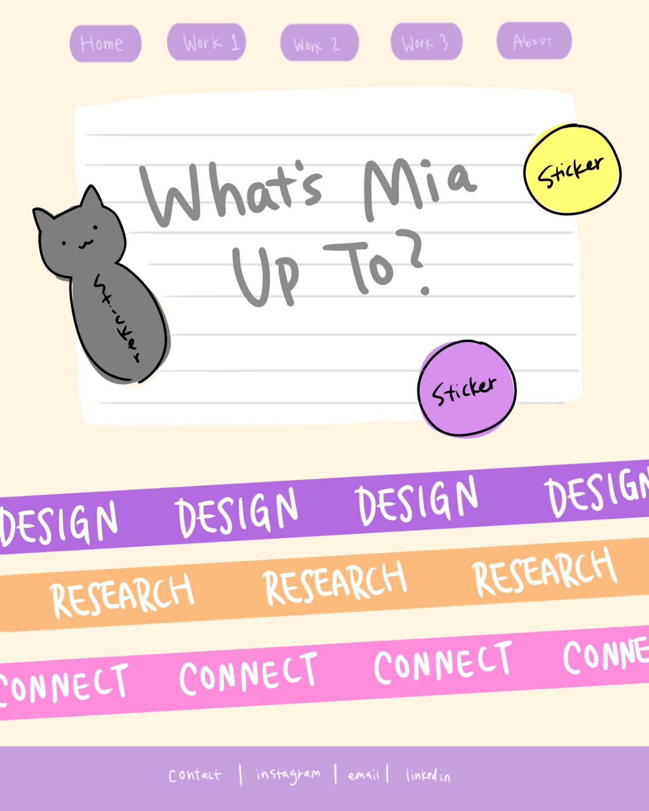 Portfolio Wireframe 2