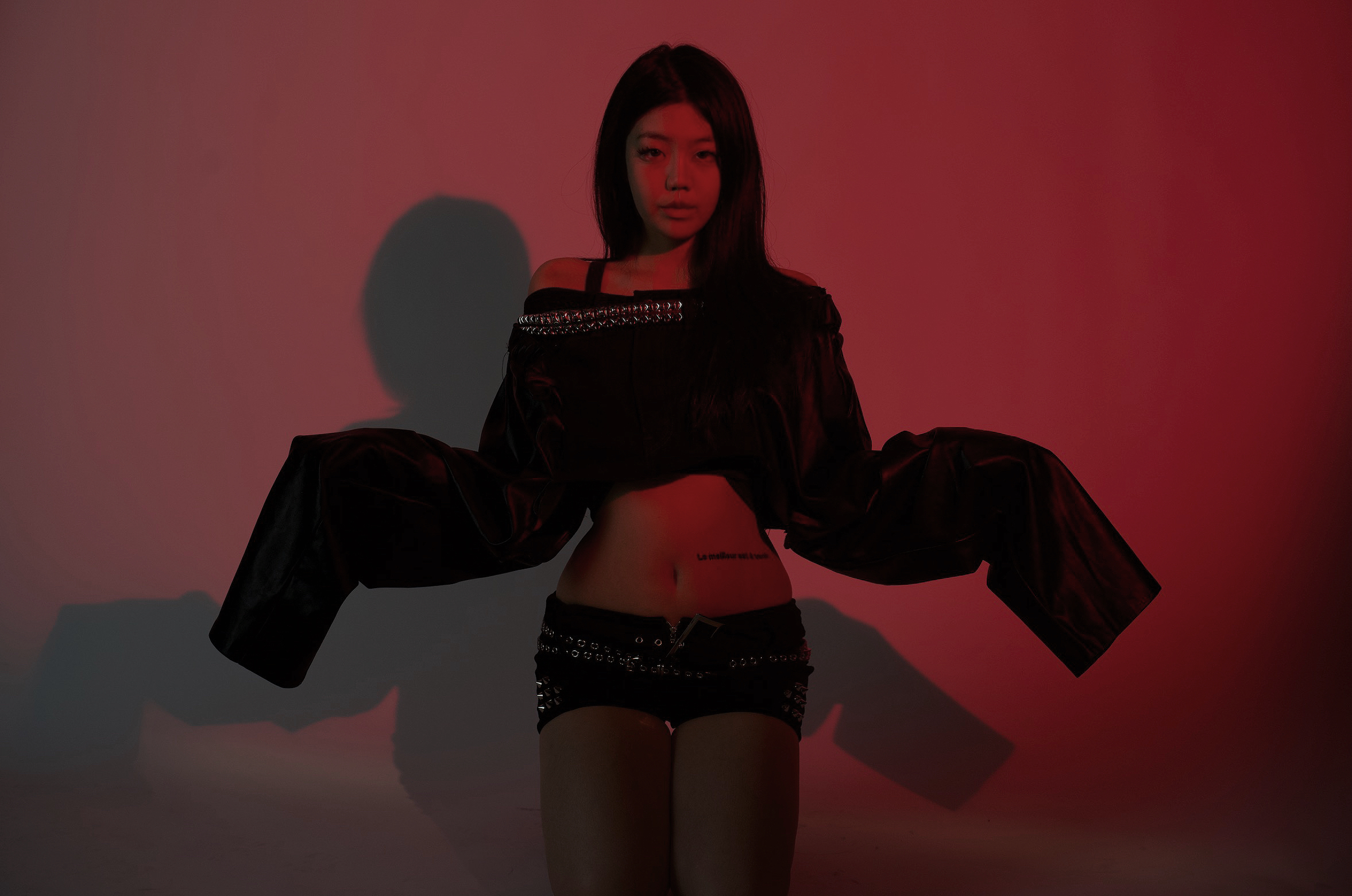 Final garment on model 3