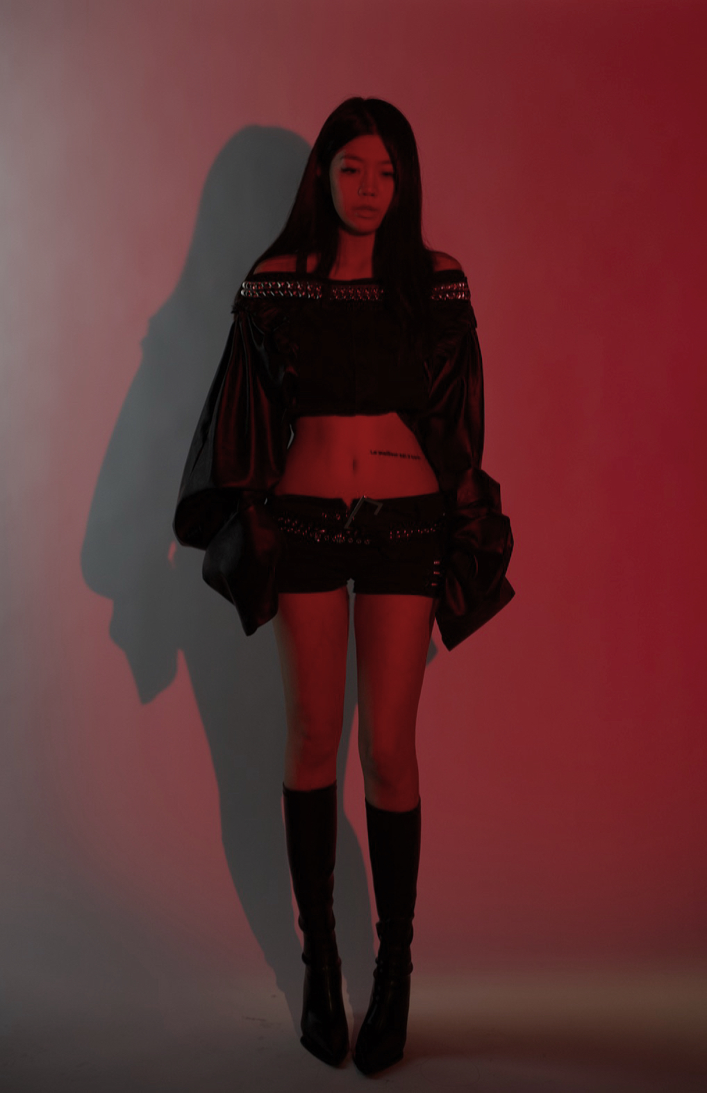 Final garment on model 5