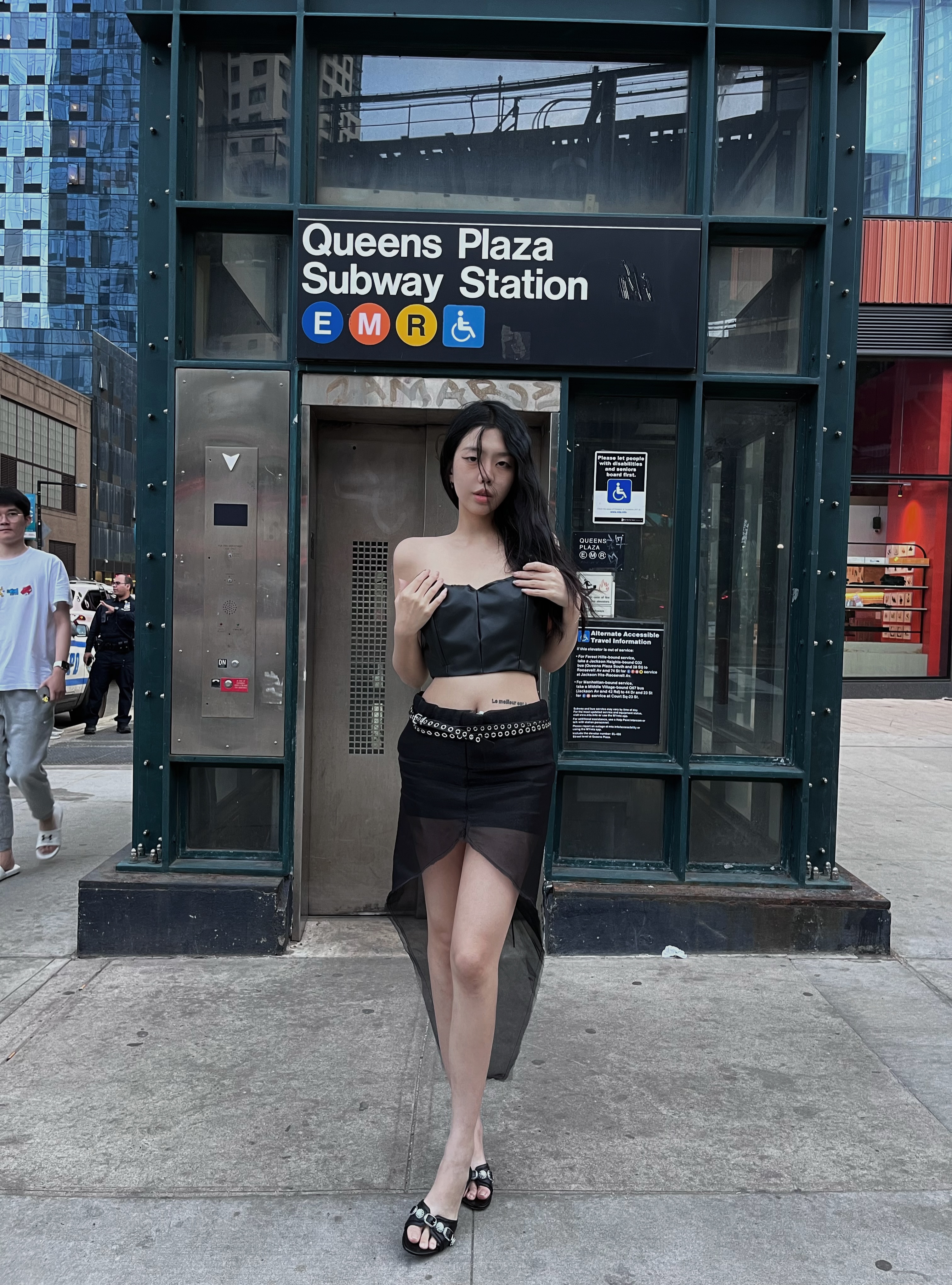 Final garment on model 3