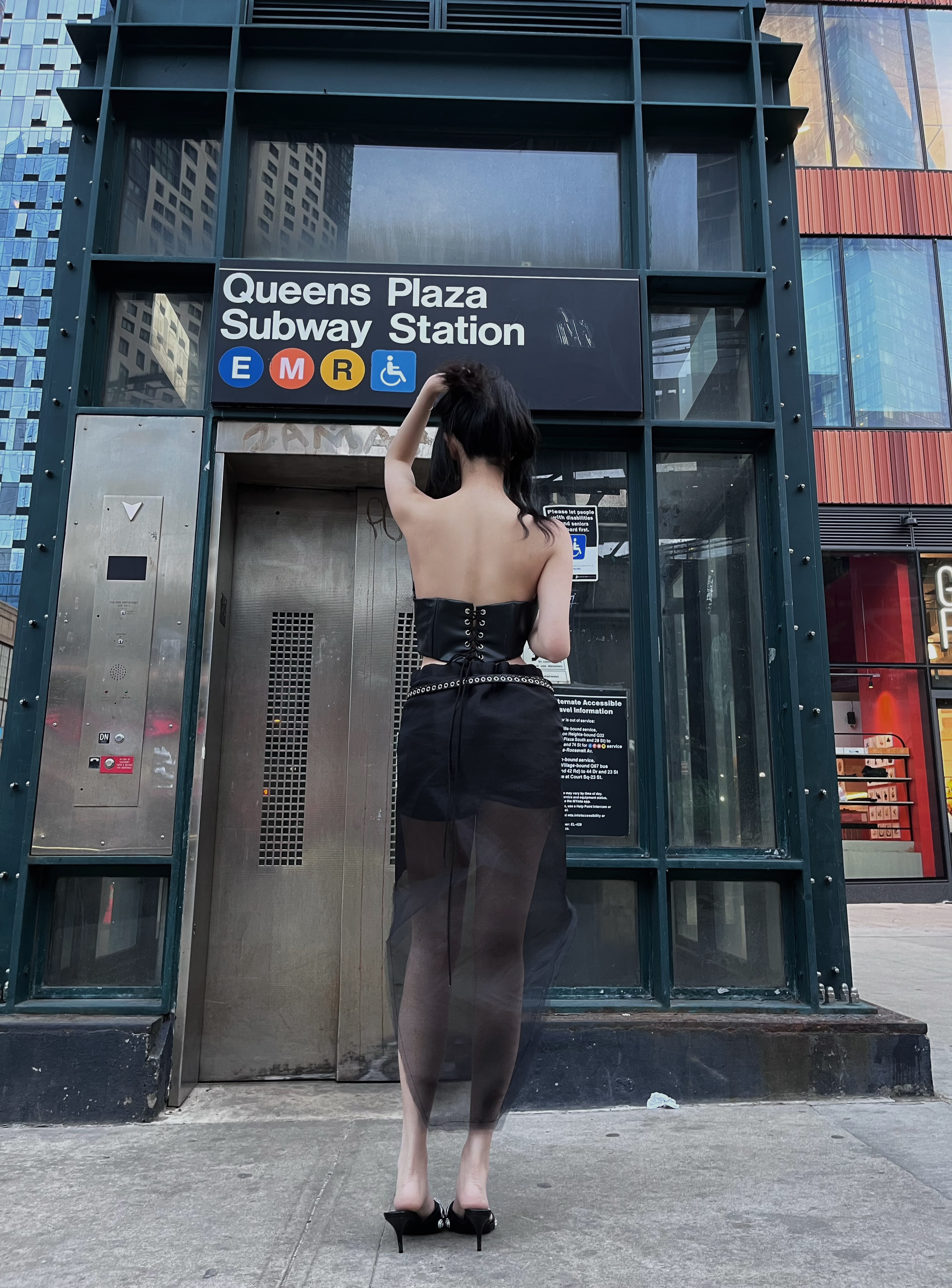 Final garment on model 4