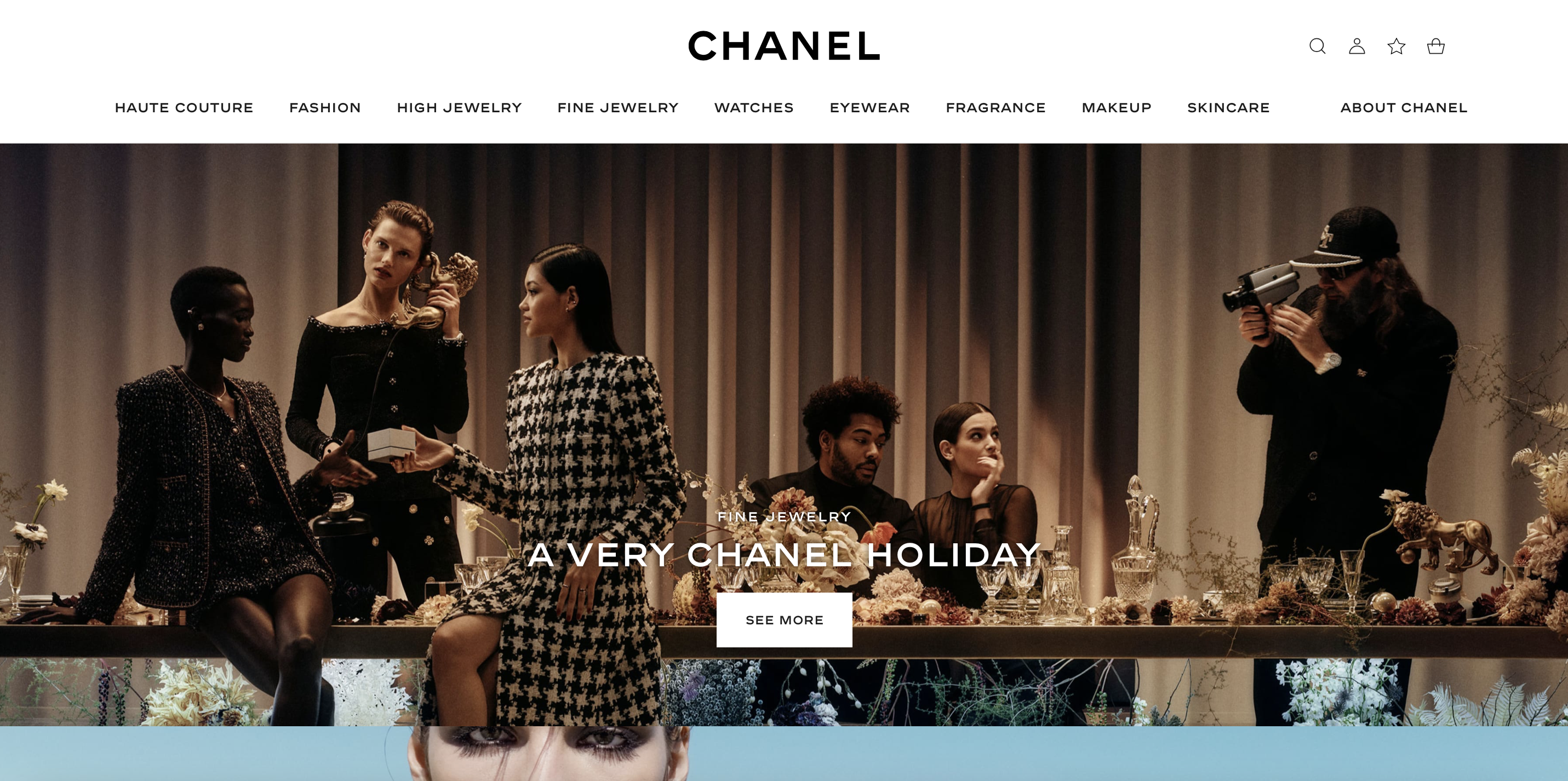 Chanel official website homepage