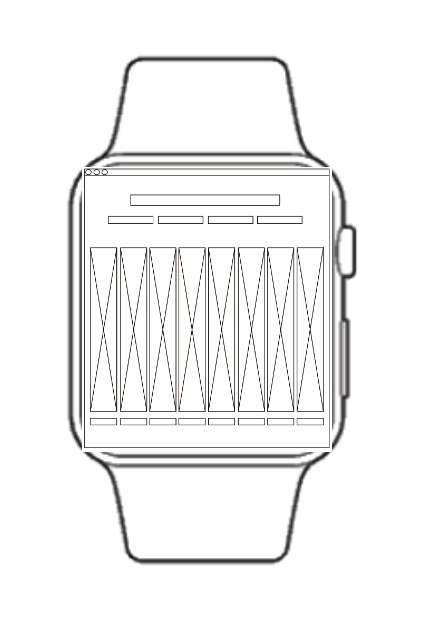 a picture of how the website showing on watches vertically