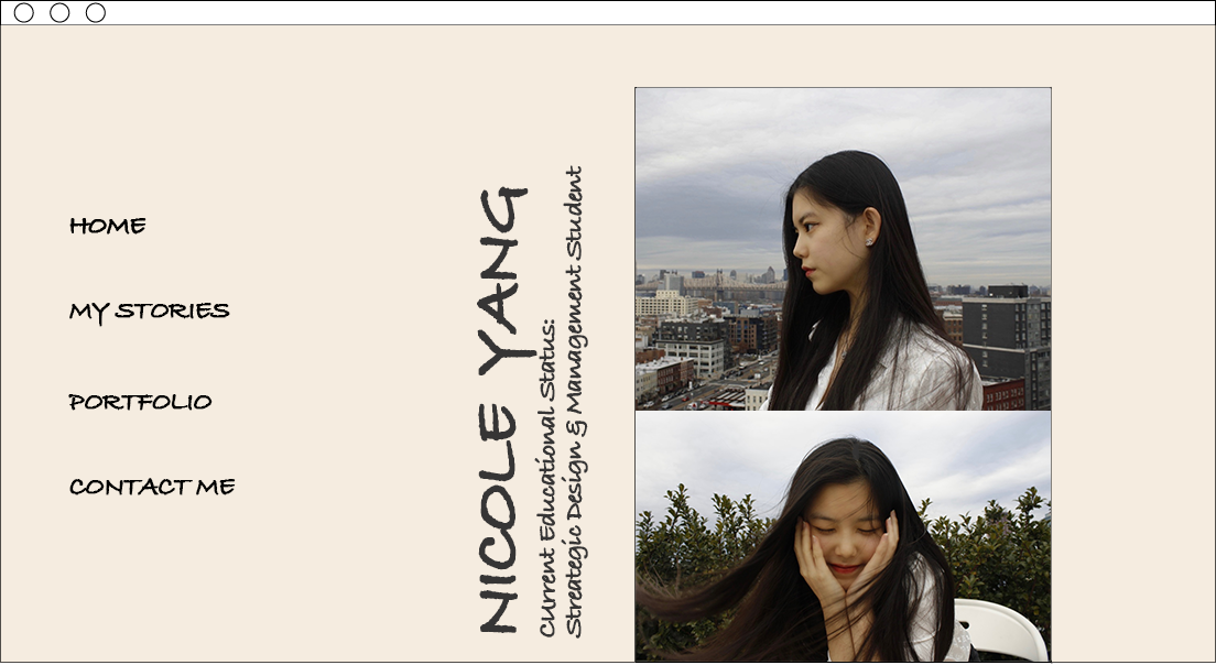 how the home page would look like at the end