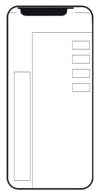 a picture of how the website showing on iphone vertically