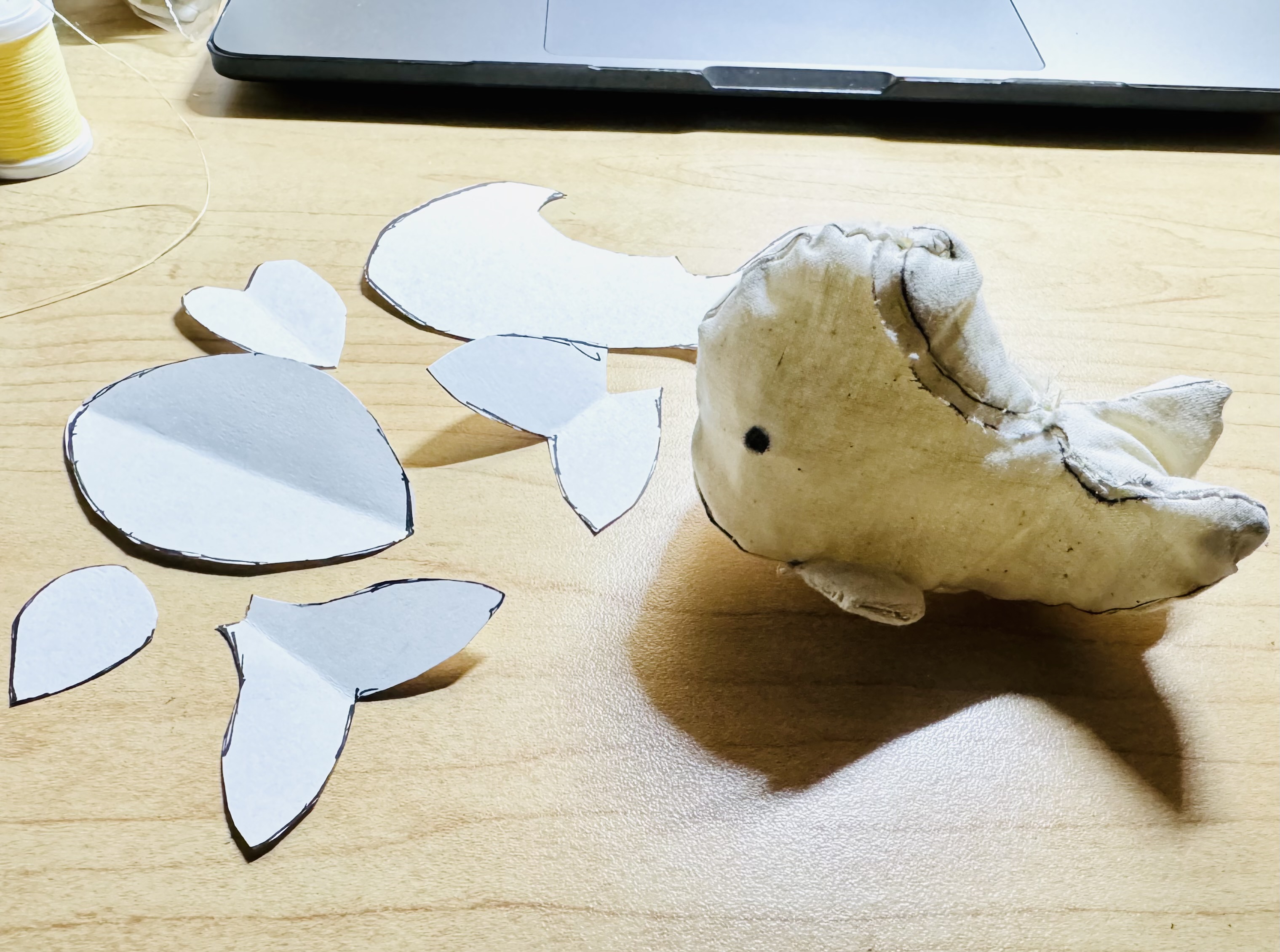 The third and final prototype whale which is the basis for all the offical whales made afterwards