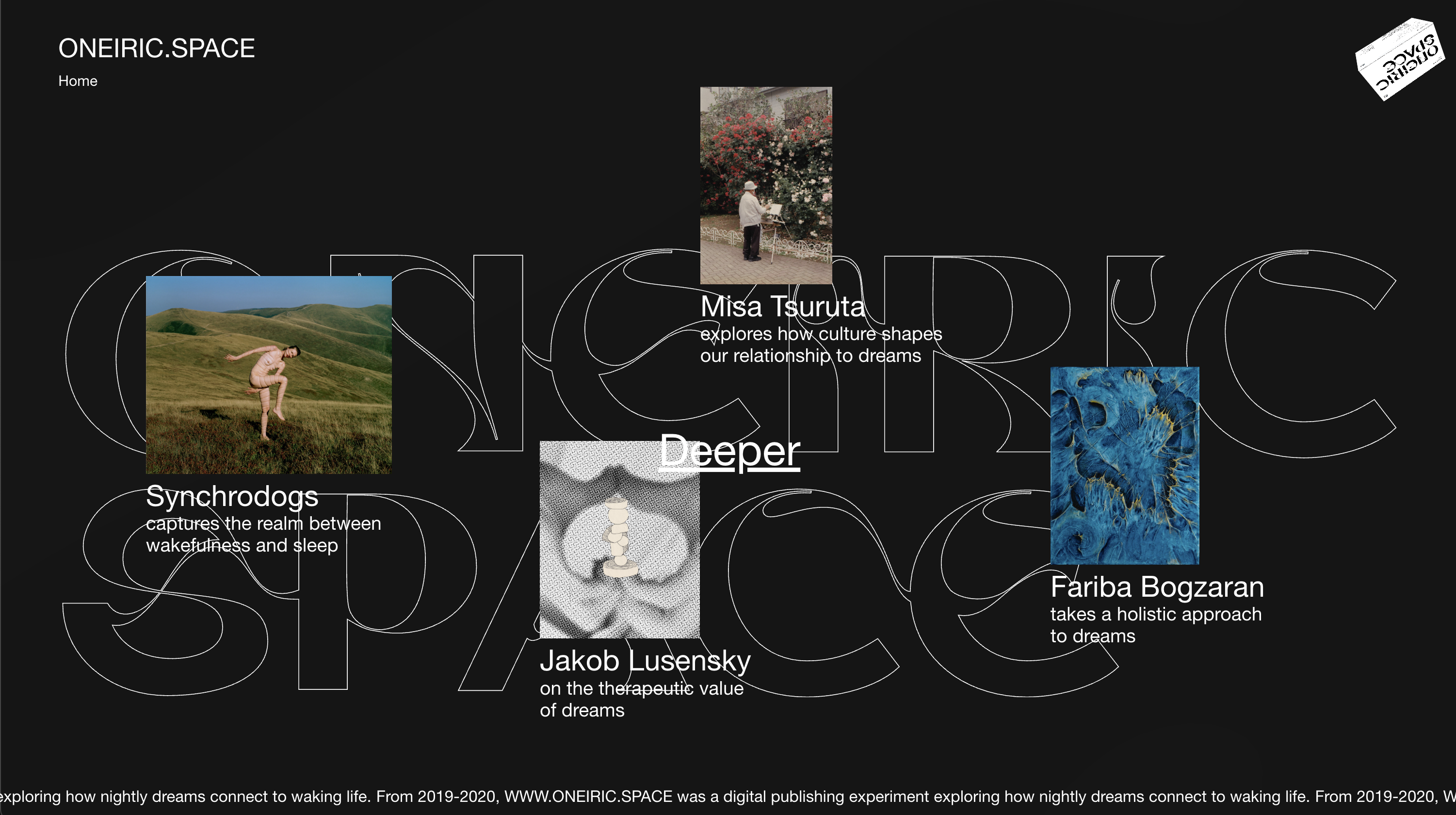 oneiric.space site