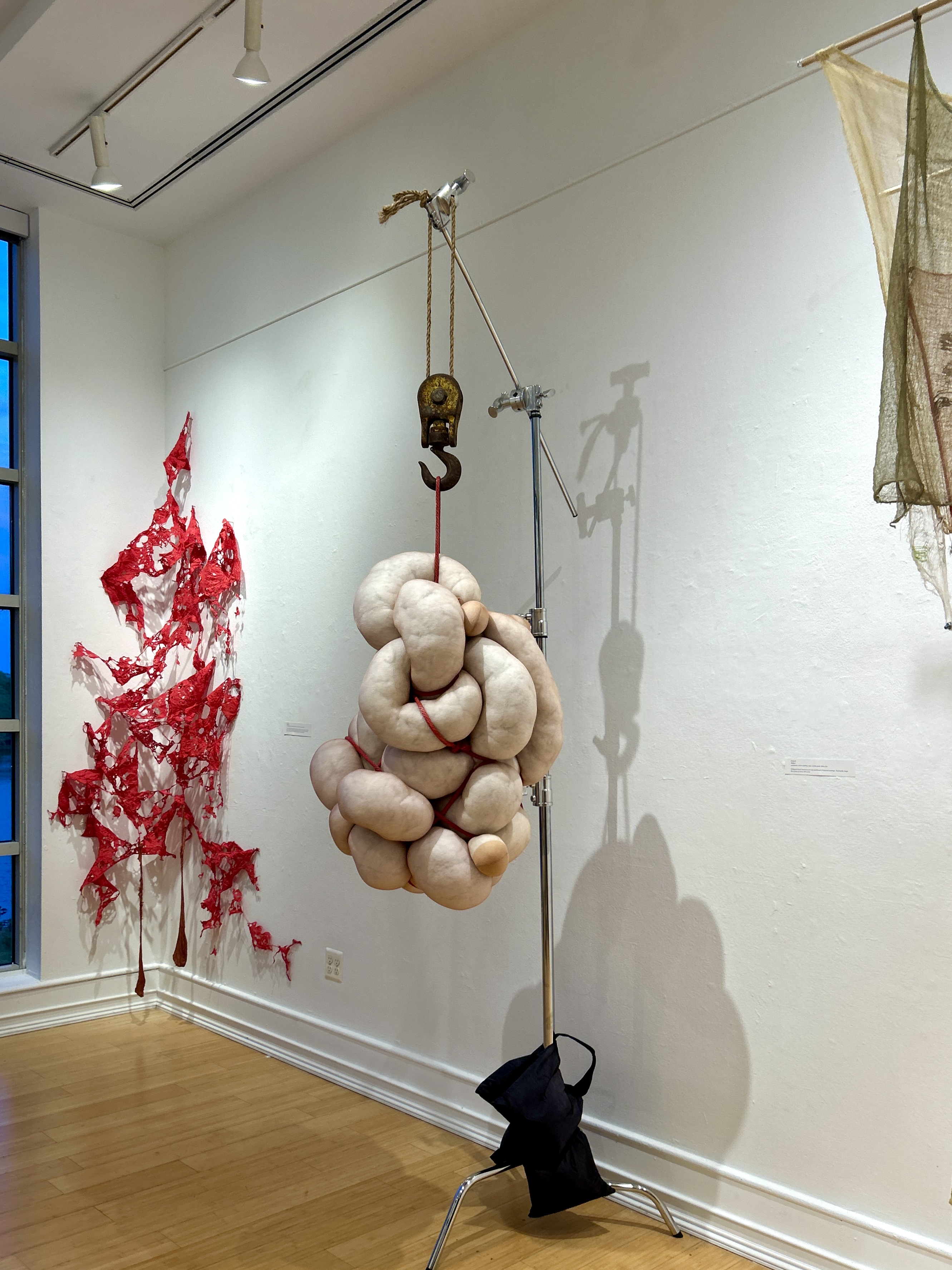 thesis works textile sculptures