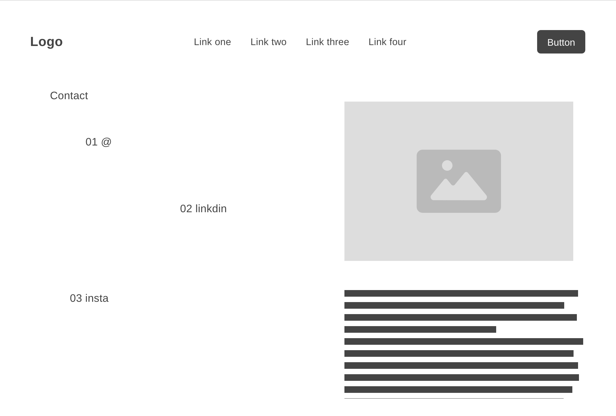 Homepage to contact me and read about ME