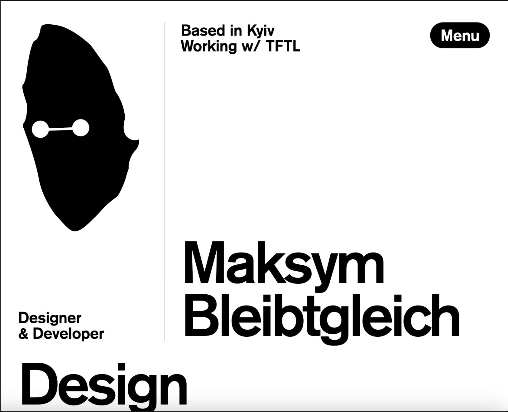 Screenshot of bleibtgleich.dev/work