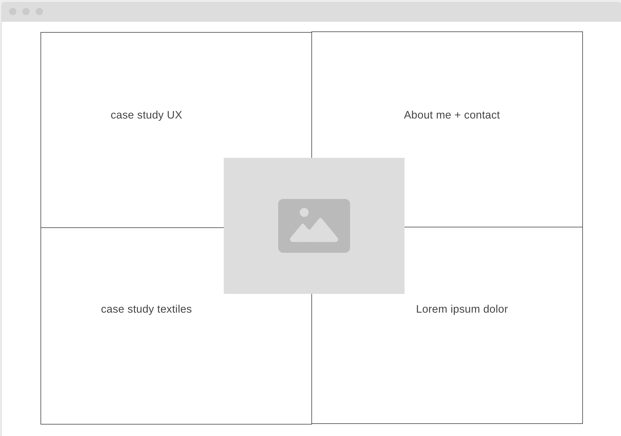Homepage once loaded