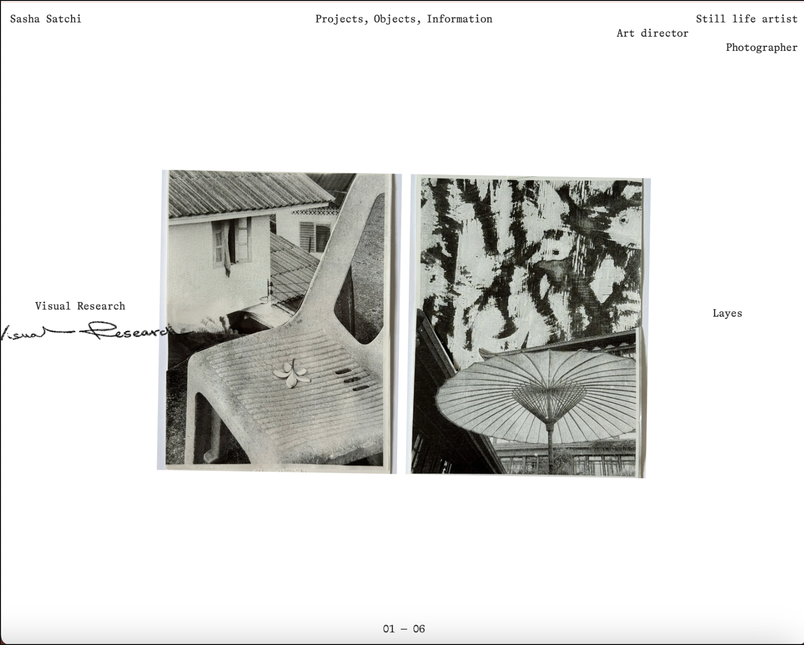 Screenshot of sashasatchi.com
