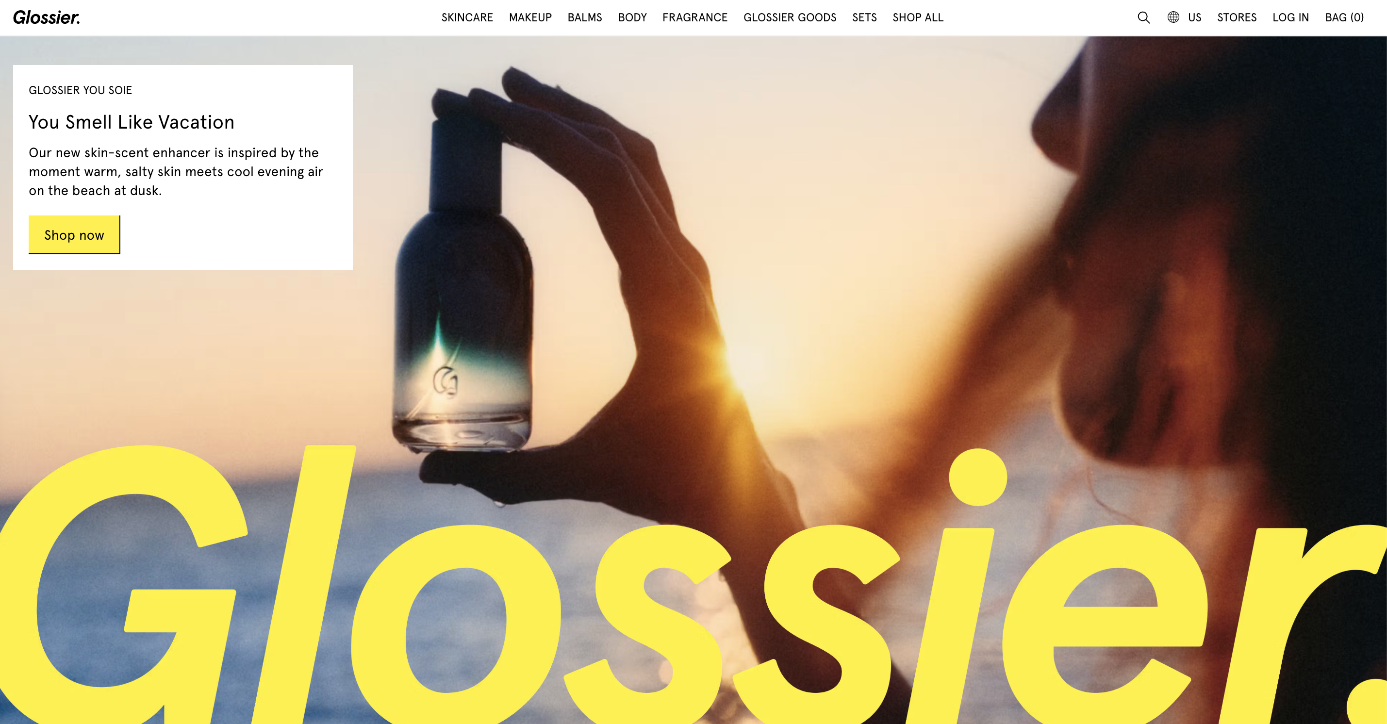 Glossier Website