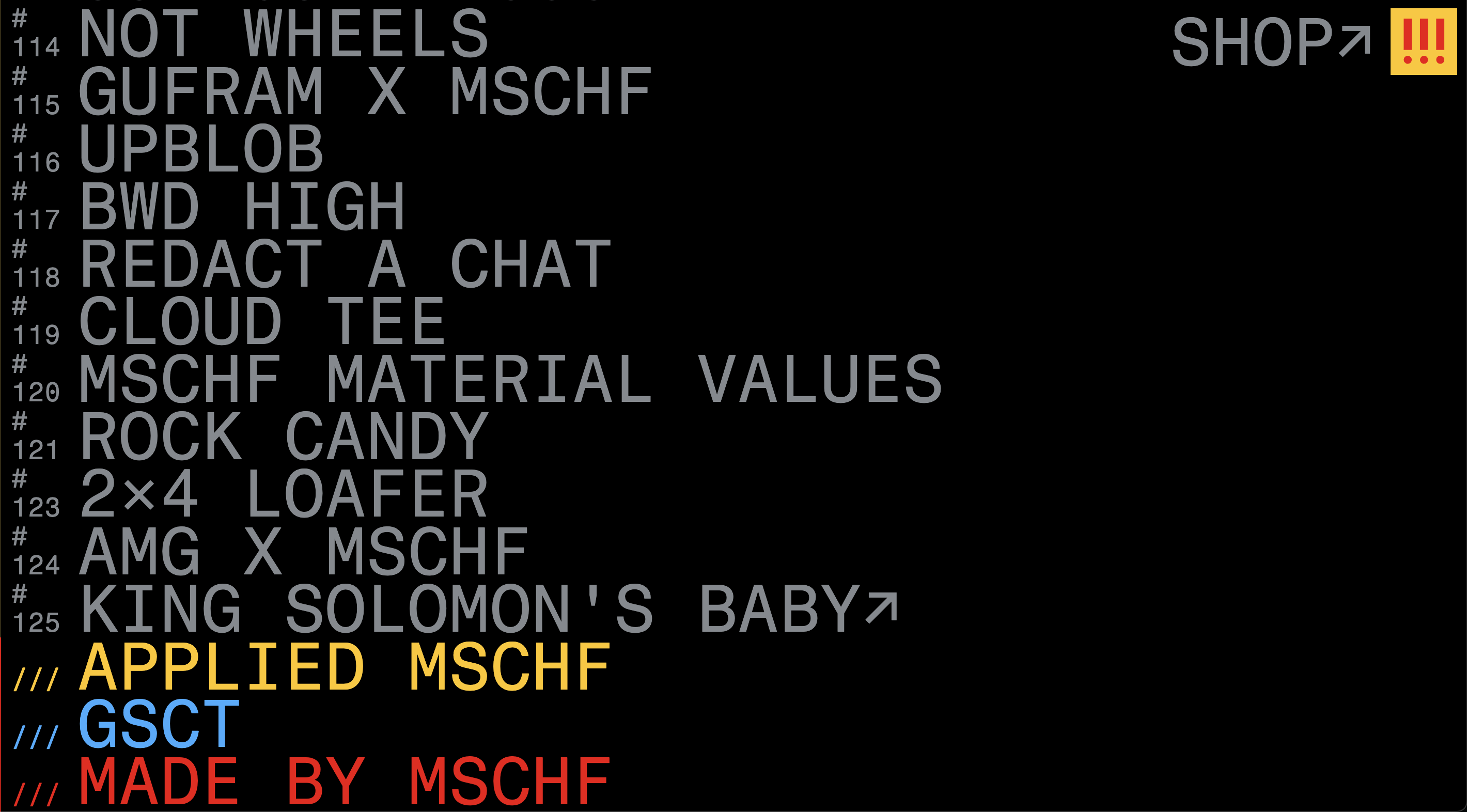 MSCHF Website